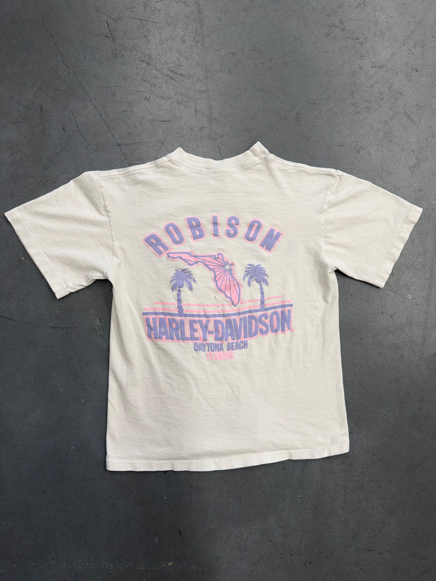 90S HARLEY DAVIDSON DAYTONA BEACH ROBISON FLORIDA TEE (ANVIL TAG)