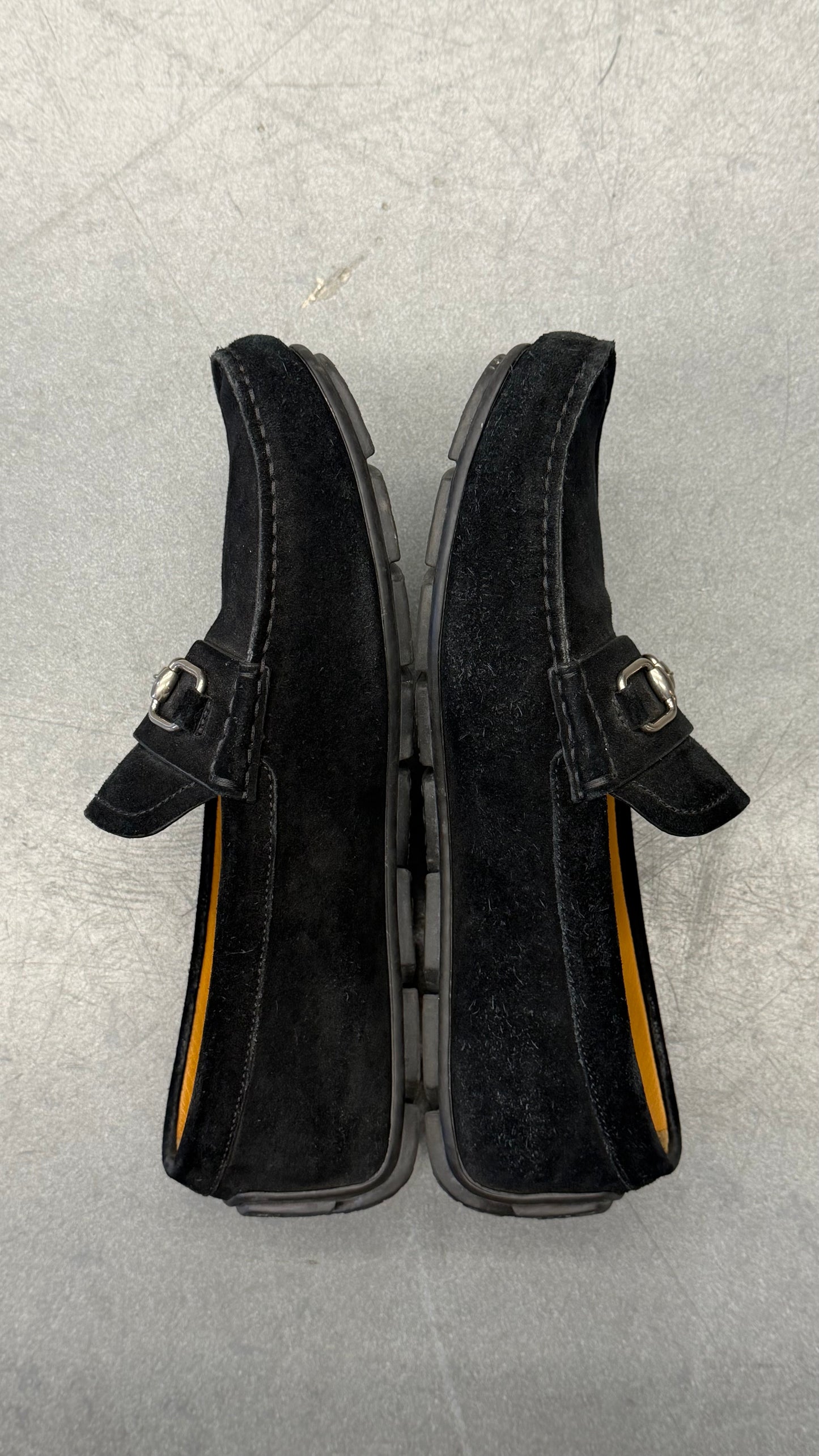 GUCCI SUEDE HORSEBIT LOAFERS
