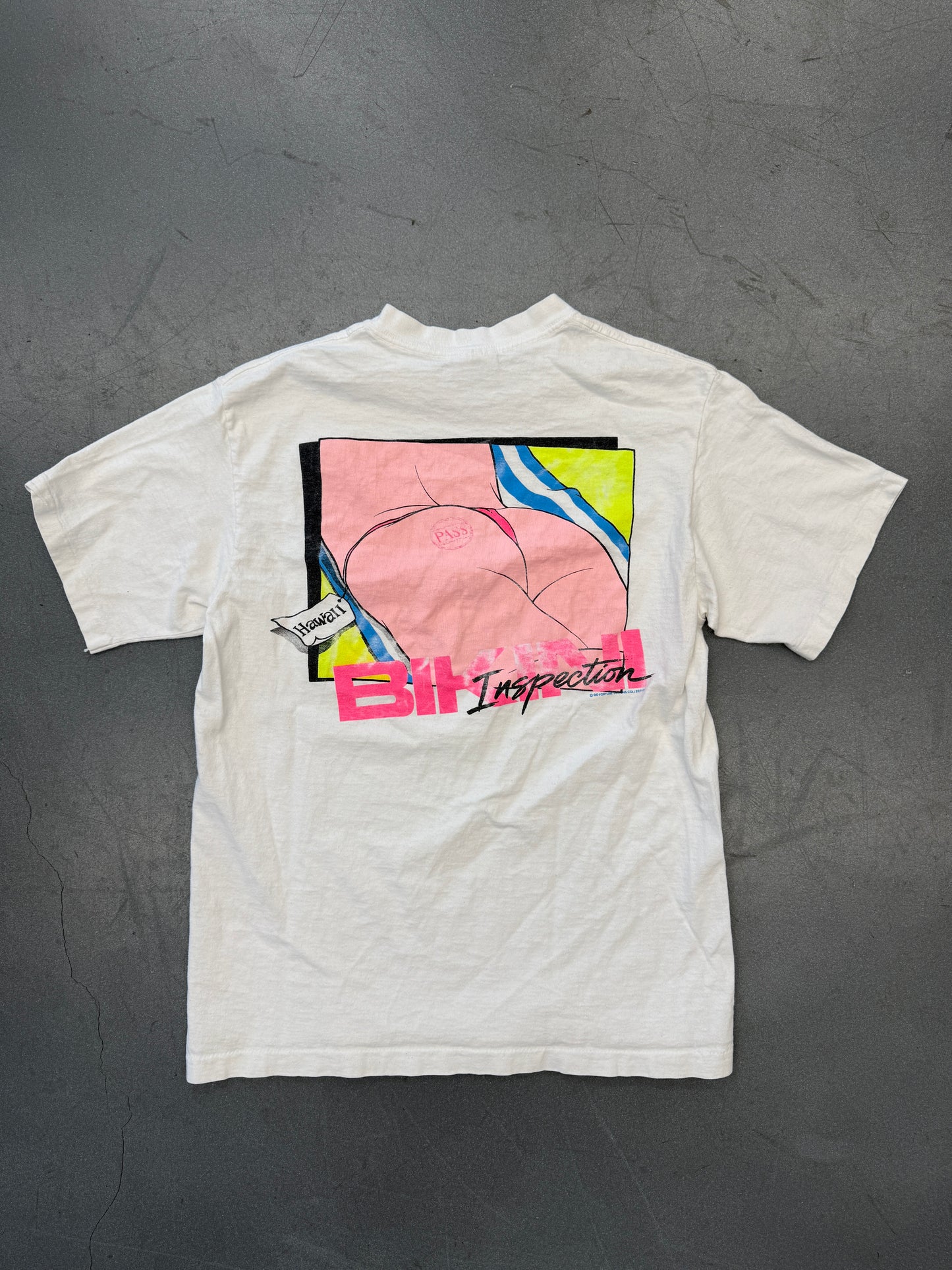 1990 HAWAII BIKINI INSPECTION TEE (SOF TEE TAG)