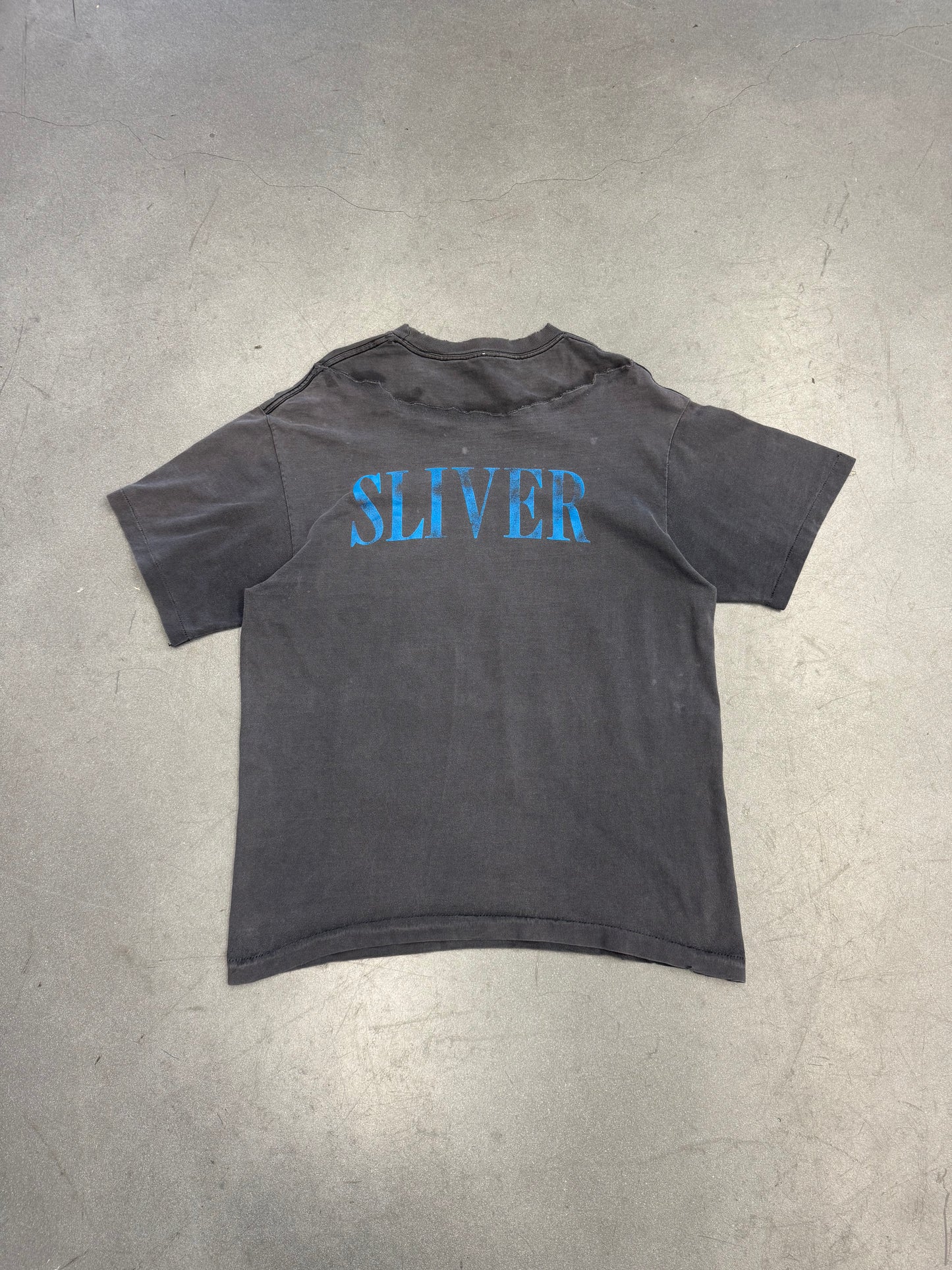 1992 NIRVANA SLIVER REPAIRED NECK TEE (PULLED TAG)