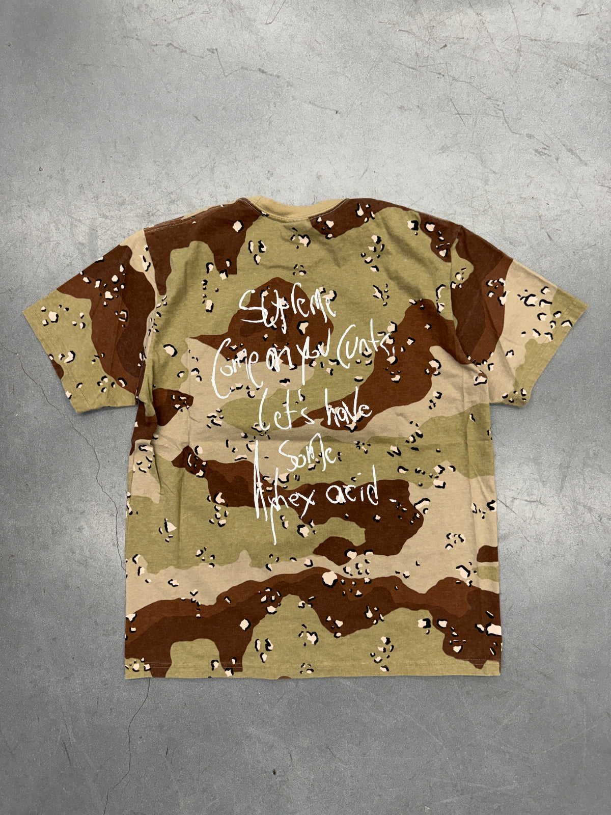 SS25 SUPREME APHEX TWIN WINDOWLICKER TEE - CAMO