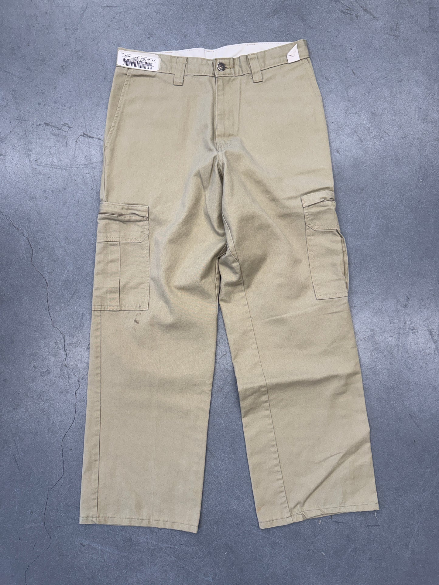 Y2K DICKIES CARGO WORK PANTS - BEIGE