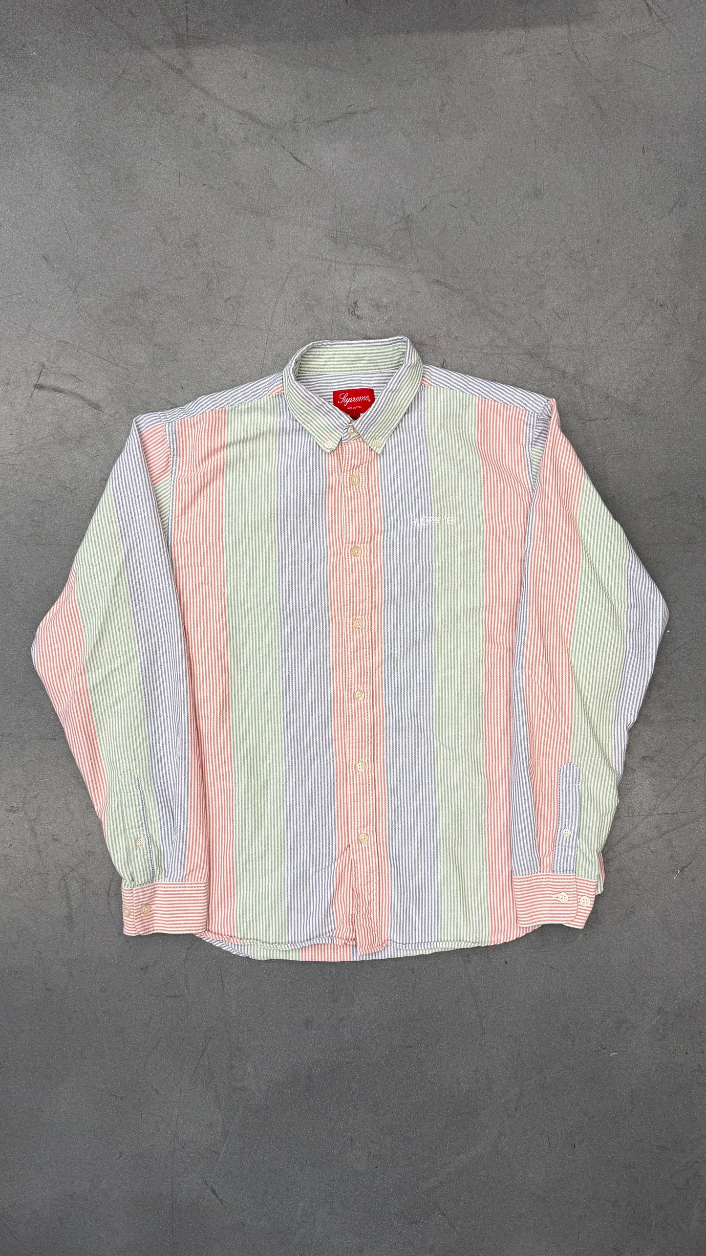 SS20 SUPREME OXFORD SHIRT - MULTI STRIPE