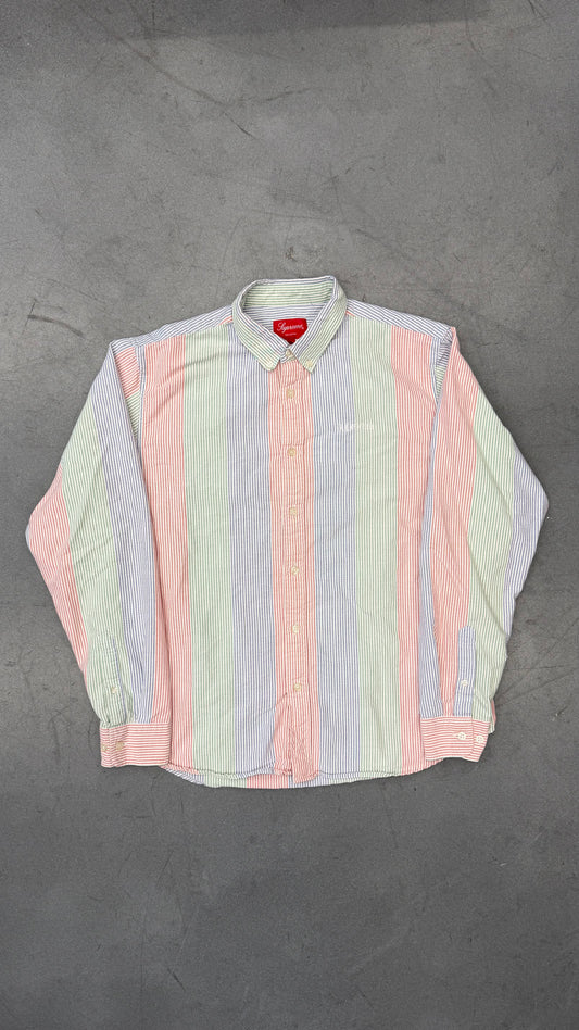 SS20 SUPREME OXFORD SHIRT - MULTI STRIPE