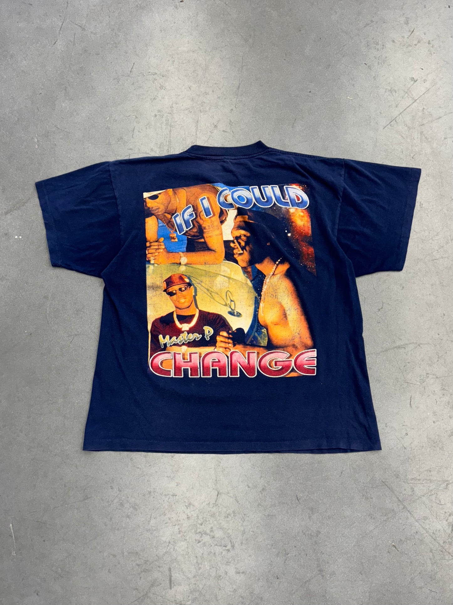 90S MASTER P ICE CREAM MAN BOOTLEG RAP TEE (FADED TAG)