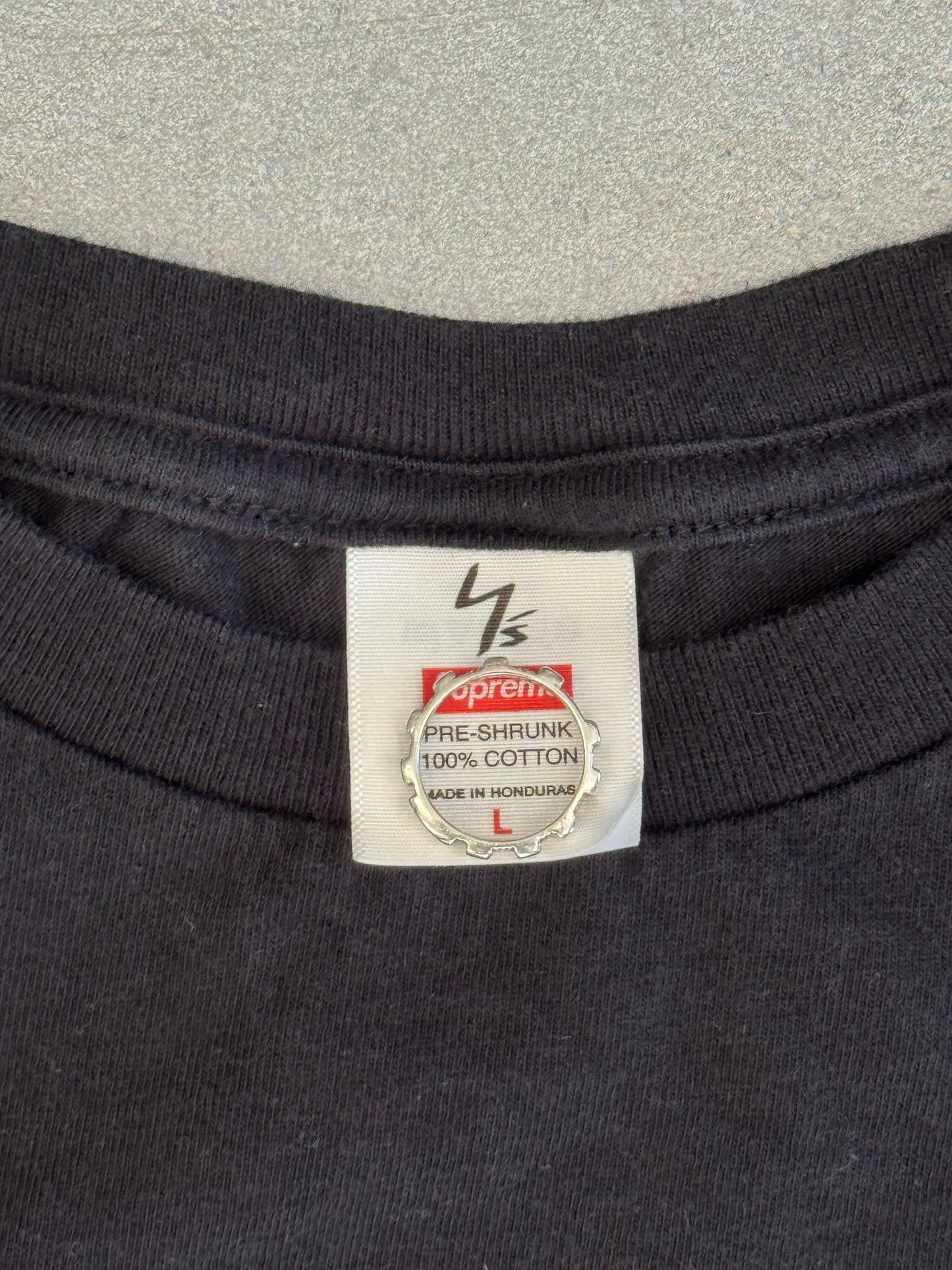 FW25 SUPREME Y'S BY YOHJI YAMAMOTO STAR TEE - BLACK