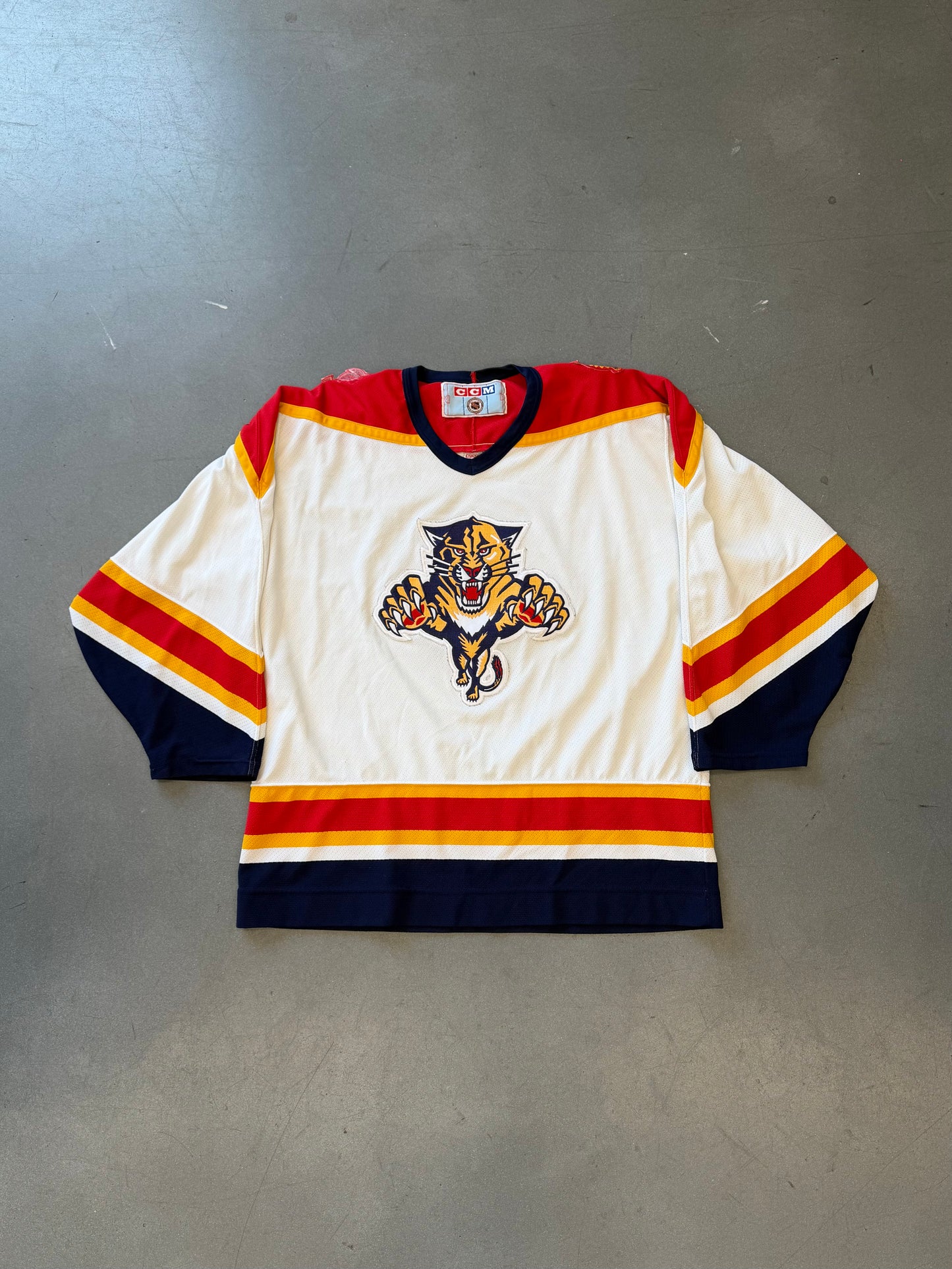 90S CCM FLORIDA PANTHERS AWAY JERSEY (WITH SMALL PANTHER BACK PATCH)