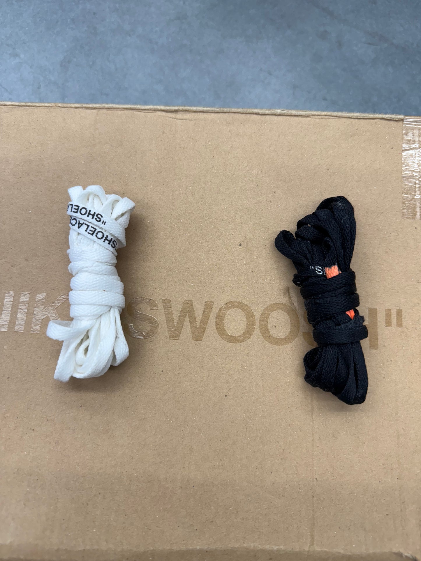 2017 SIZE 12 NIKE AIR FORCE 1 LOW - OFF-WHITE