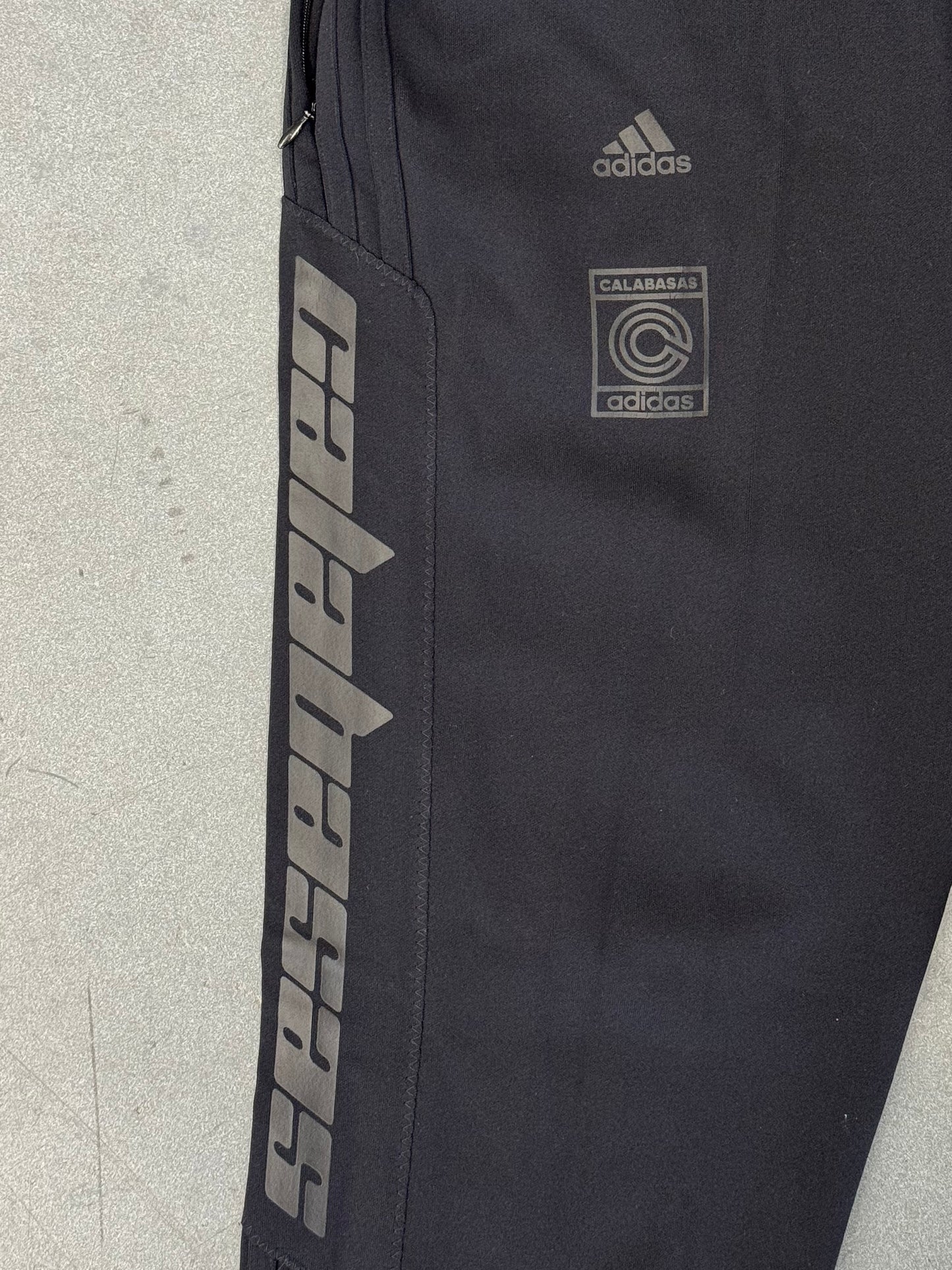 ADIDAS YEEZY CALABASAS BLACK TRACK PANTS