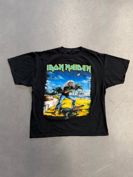 2009 IRON MAIDEN FORT LAUDERDALE TOUR TEE (ANVIL TAG)