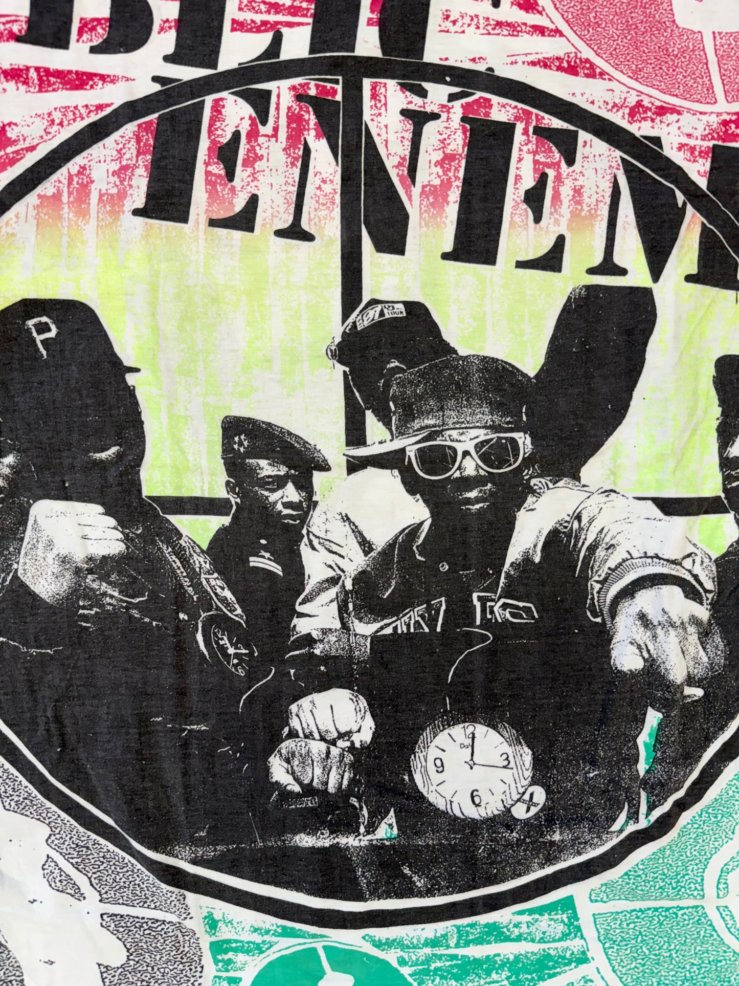 90'S PUBLIC ENEMY AOP TEE (PRO ACE TAG)