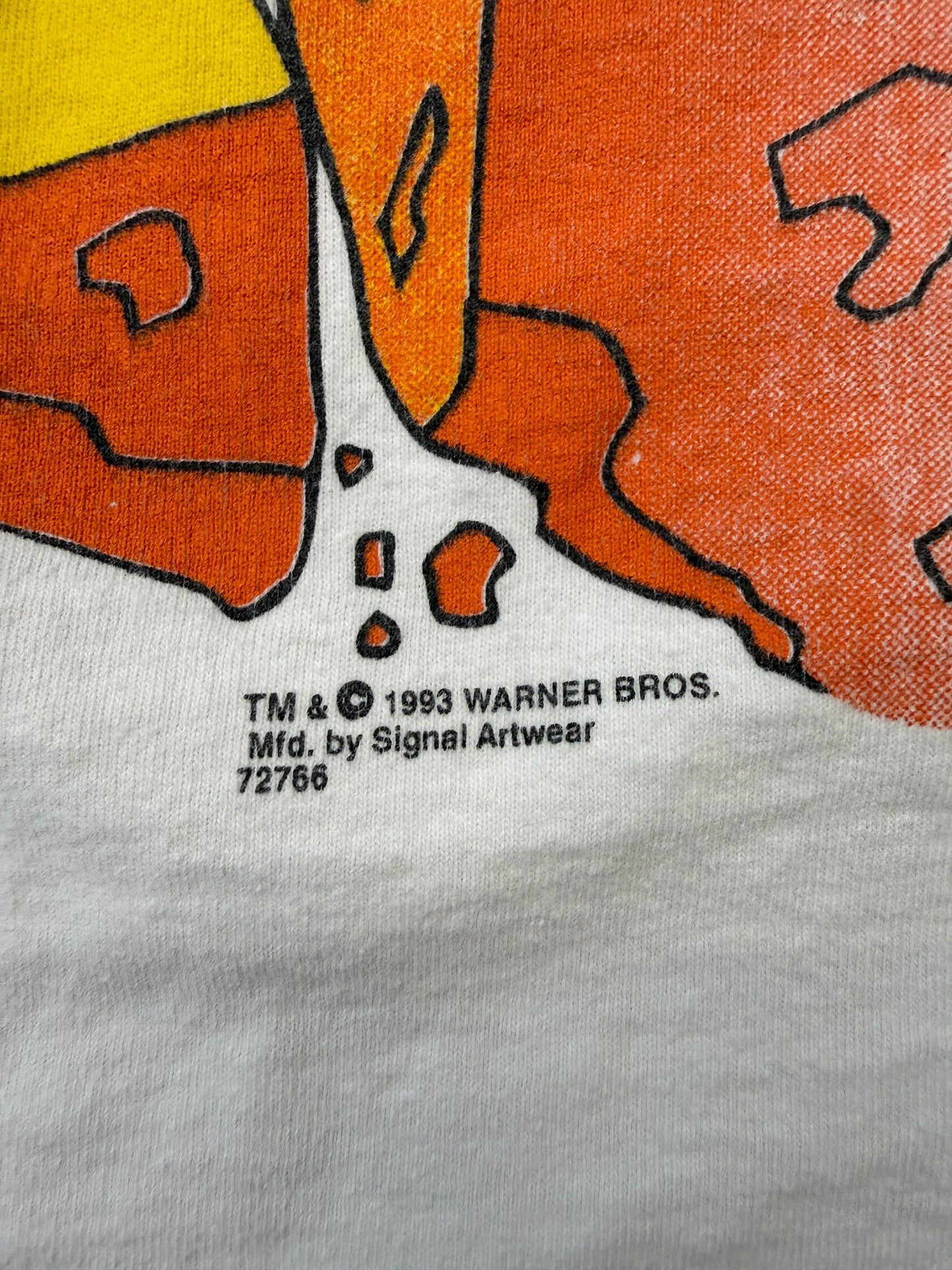 1993 WILLIE E COYOTE ROAD RUNNER TEE (SIGNAL SPORTS TAG)