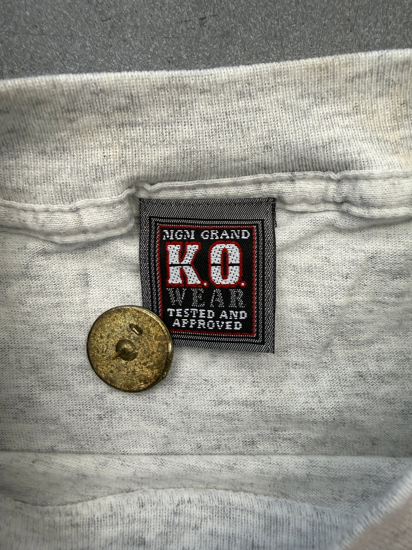 1995 MIKE TYSON VS. MCNEELEY LAS VEGAS TEE (MGM GRAND TAG)