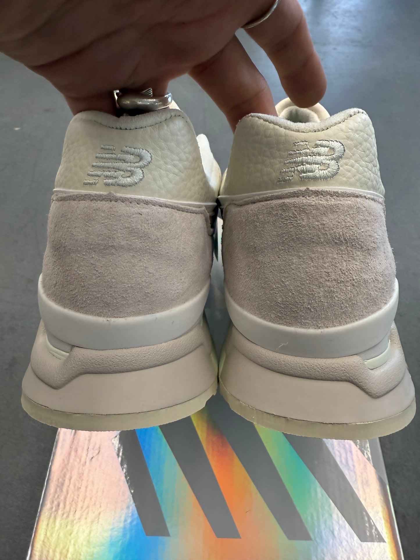 2025 SIZE 10 KITH NEW BALANCE 997.5 EASTER WHITE MARSHMALLOW (NEW WITH BOX)