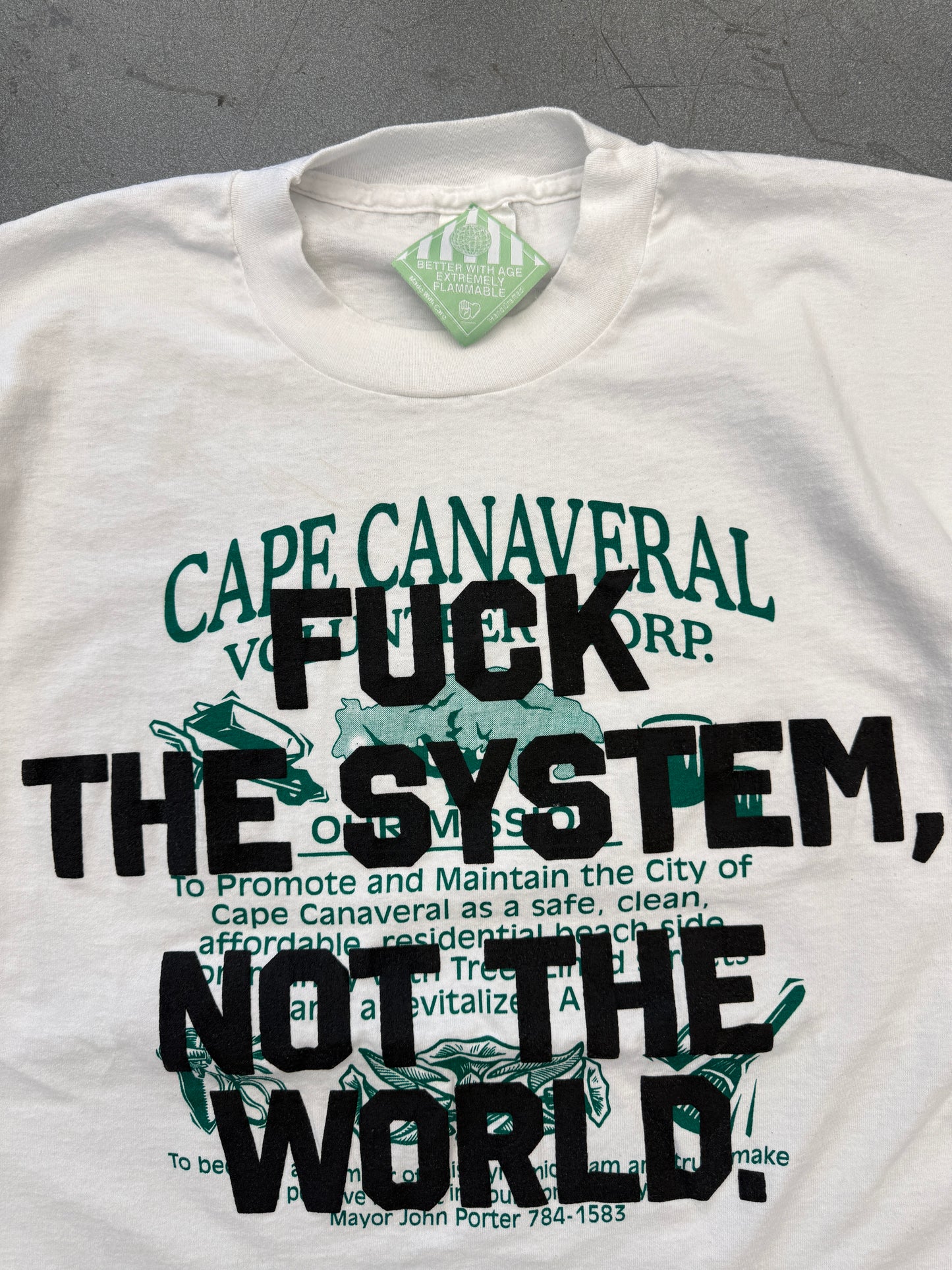 BETTER WITH AGE FUCK THE SYSTEM TEE