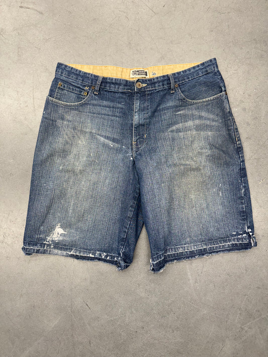 ROUTE 66 ORIGINAL CLOTHING PAINTER JEAN SHORTS