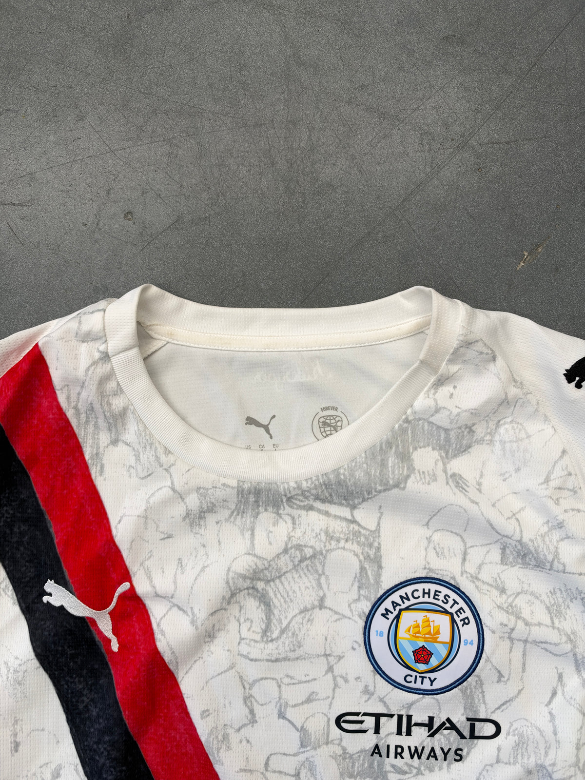 KID SUPER PUMA MANCHESTER CITY SOCCER JERSEY