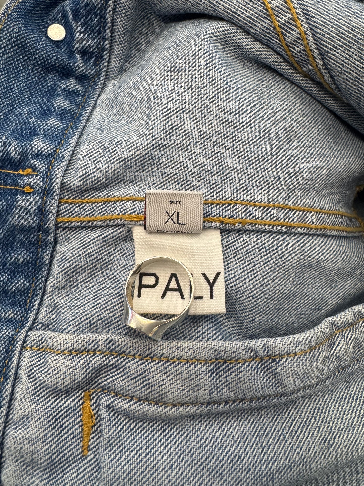 PALY HOLLYWOOD TRY-HARD DENIM TRUCKER JACKET
