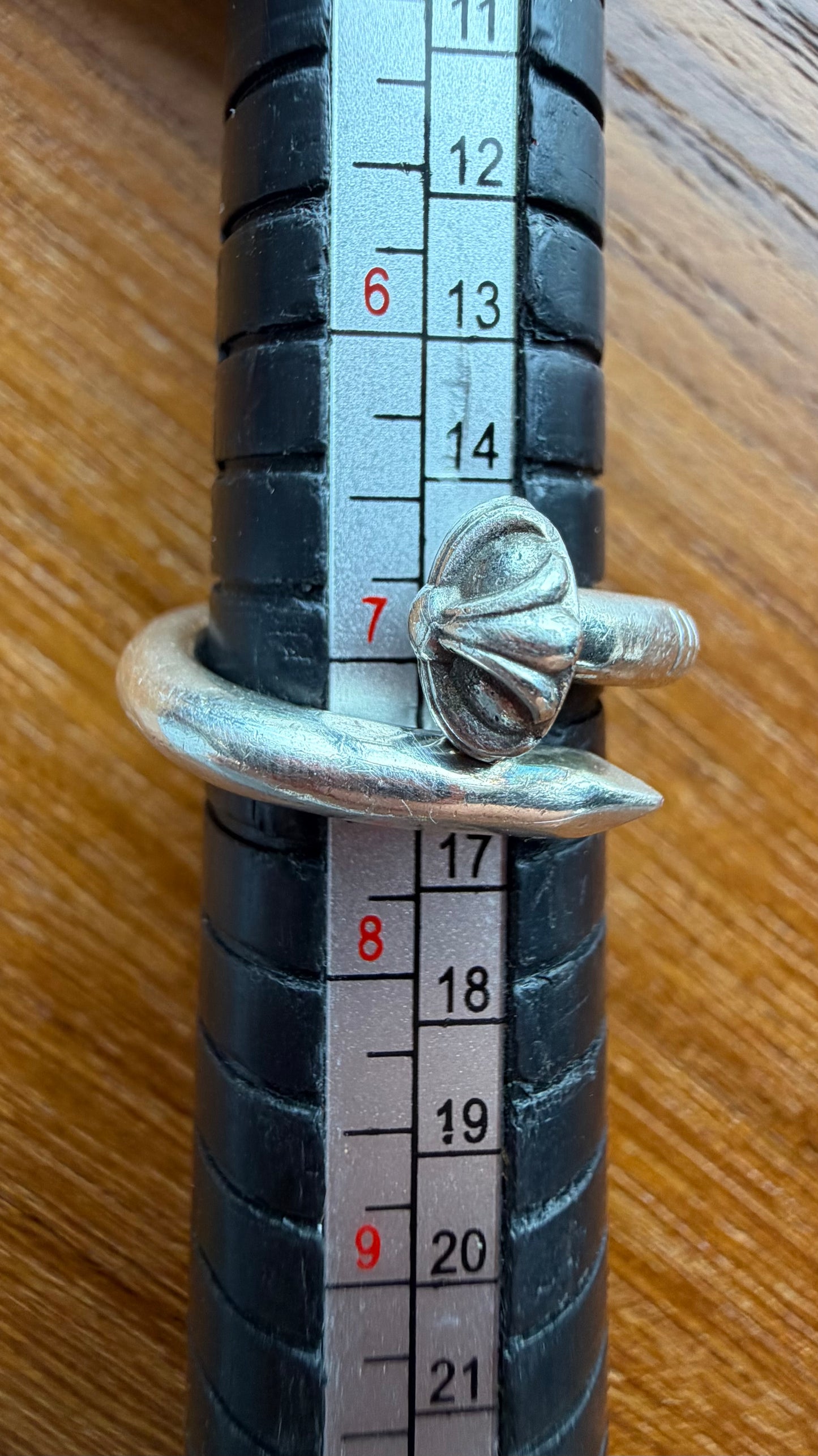 CHROME HEARTS NAIL SILVER RING