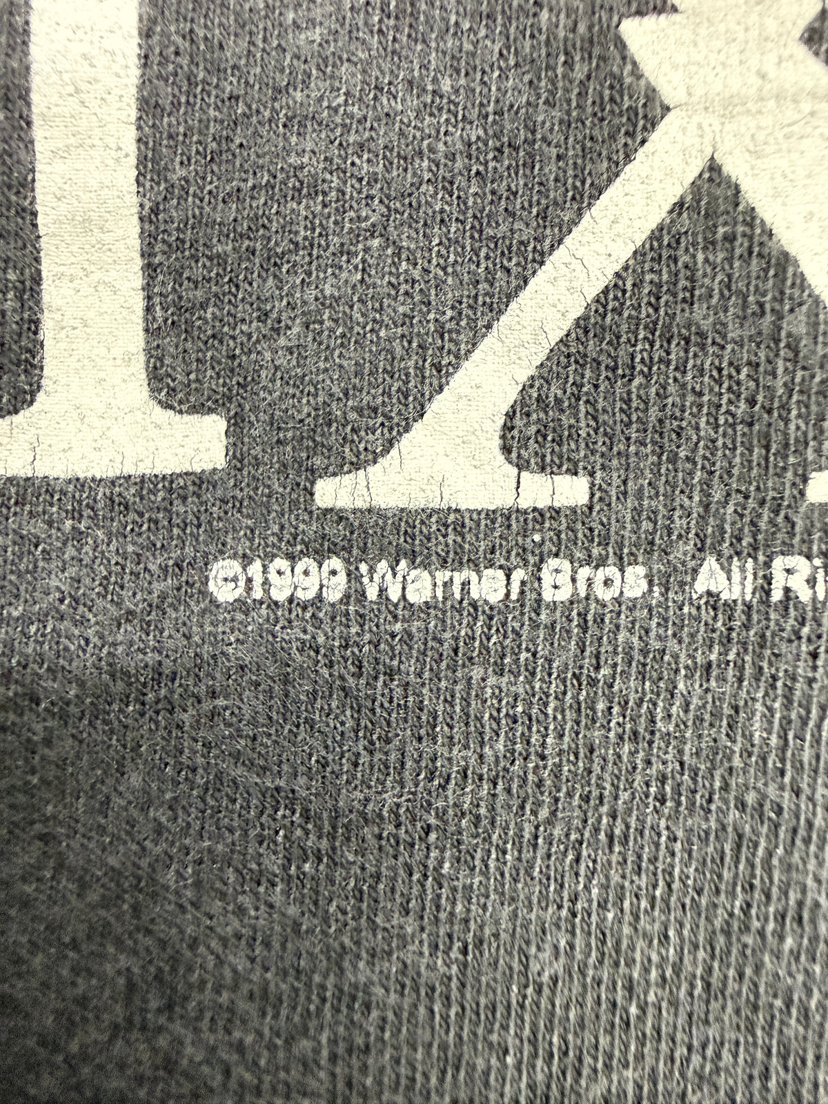 1999 THE MATRIX WARNER BROS TEE (HANES HEAVYWEIGHT TAG)