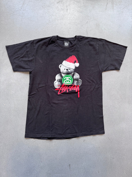 STUSSY CHRISTMAS BEAR TEE