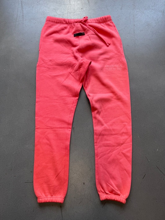 ESSENTIALS FEAR OF GOD SWEAT PANTS - SALMON