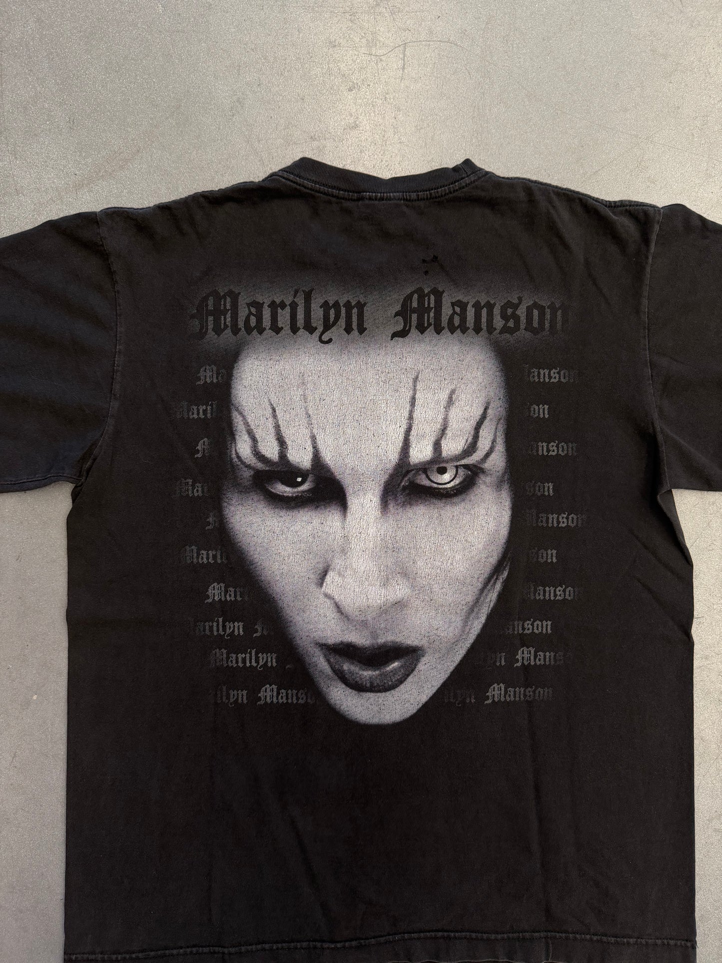 1999 MARILYN MANSON BIG FACE TEE (HEAVY METAL TAG)