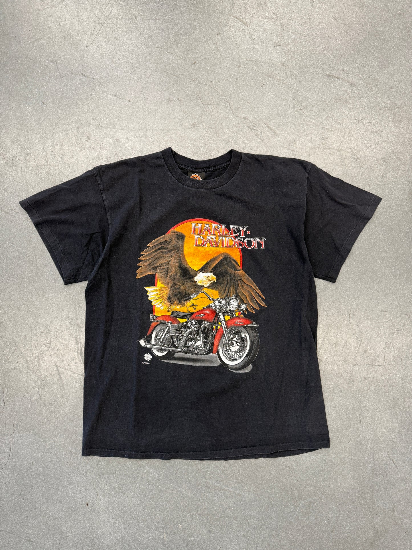1996 HARLEY-DAVIDSON EAGLE MOTORCYCLE TEE (HARLEY-DAVIDSON TAG)