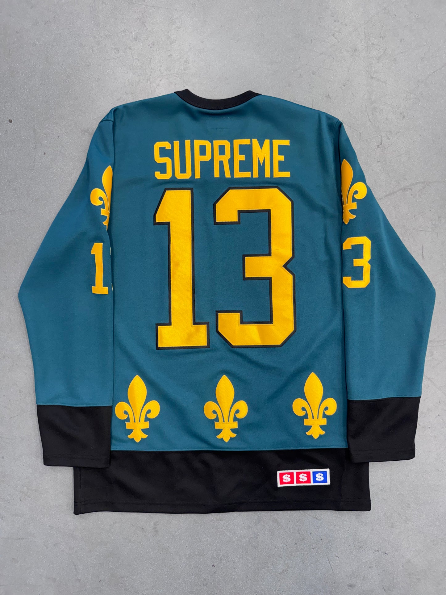 FW13 SUPREME FLEUR DE LIS HOCKEY JERSEY