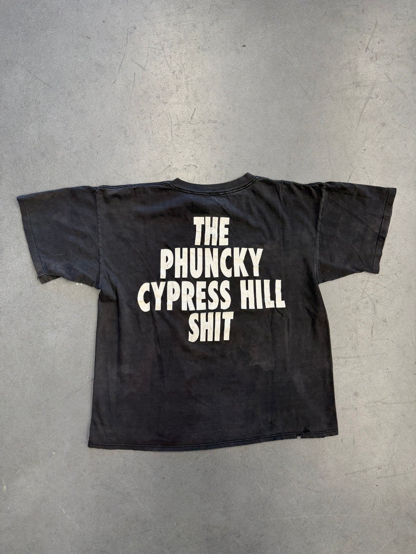90'S CYPRESS HILL "THE PHUNCKY CYPRESS HILL SHIT" TEE (PULLED TAG)