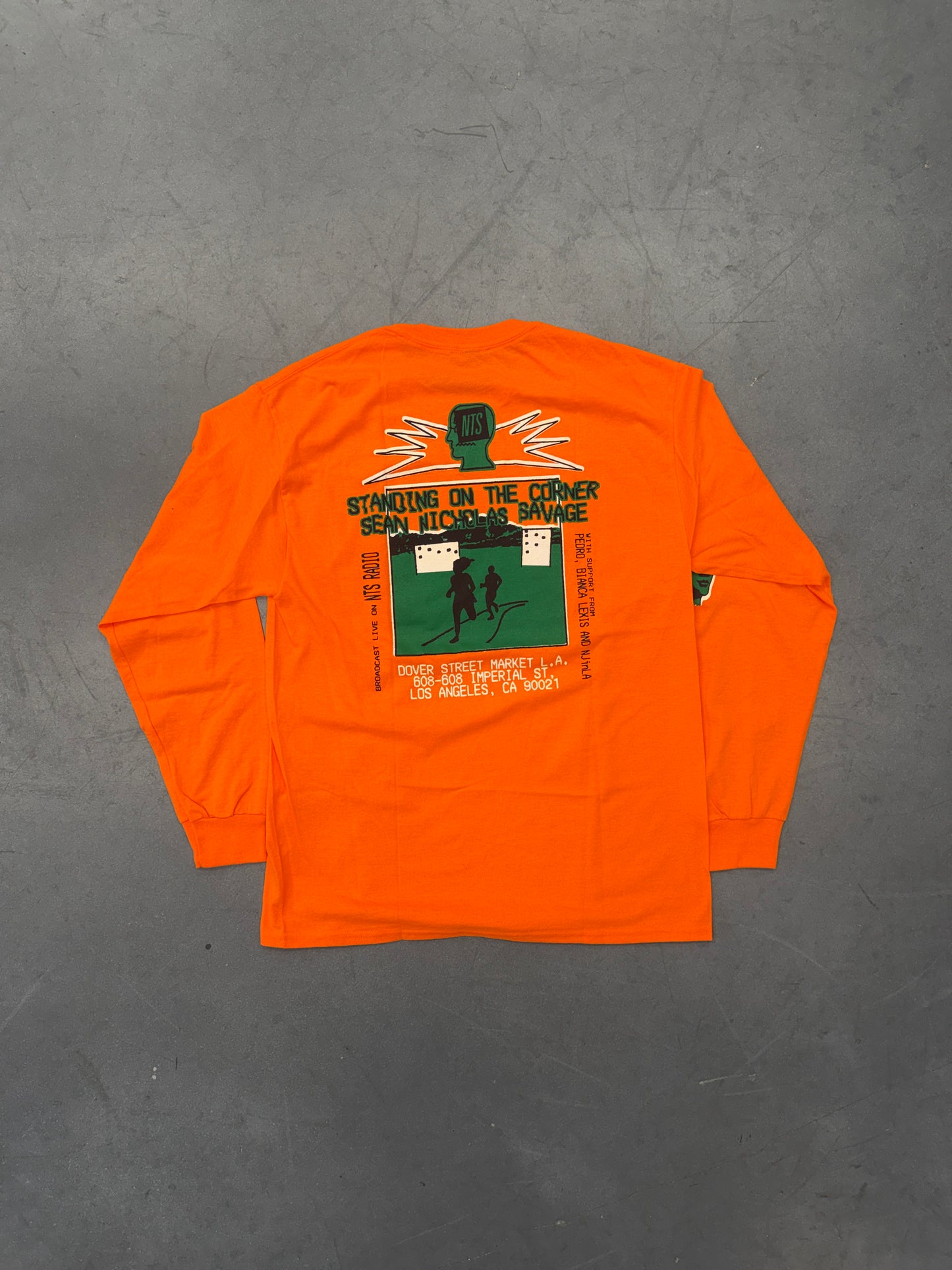 BRAIN DEAD X DOVER STREET MARKET SEAN NICHOLAS SAVAGE LS TEE