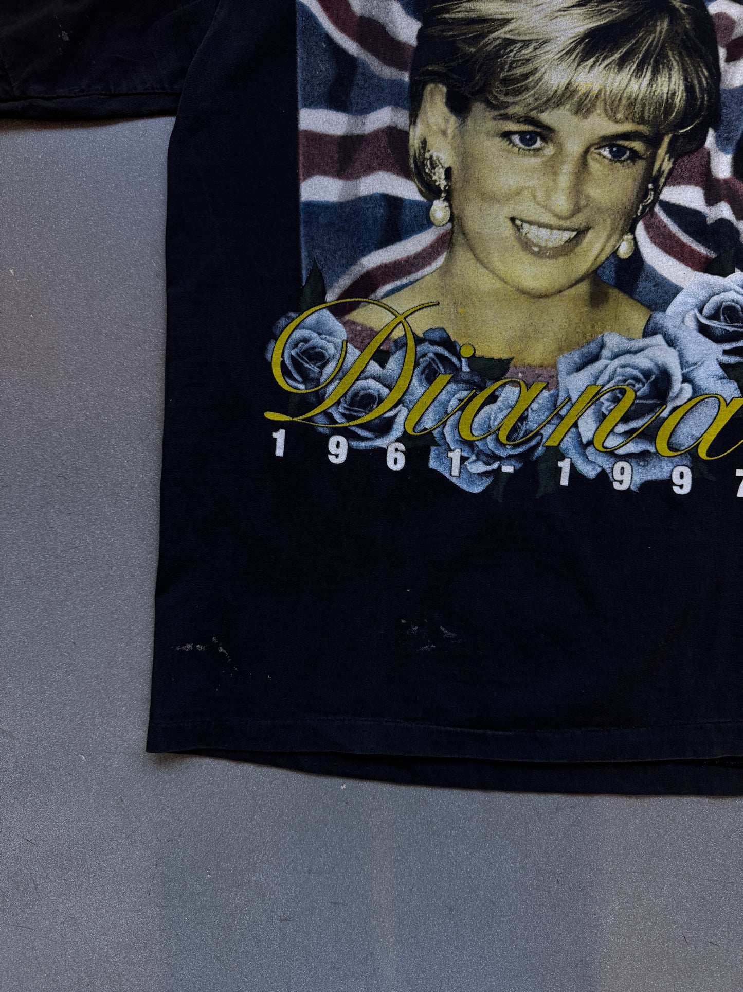 1997 RIP PRINCESS DIANA BOOTLEG RAP STYLE TEE (TOP-ONE TAG)