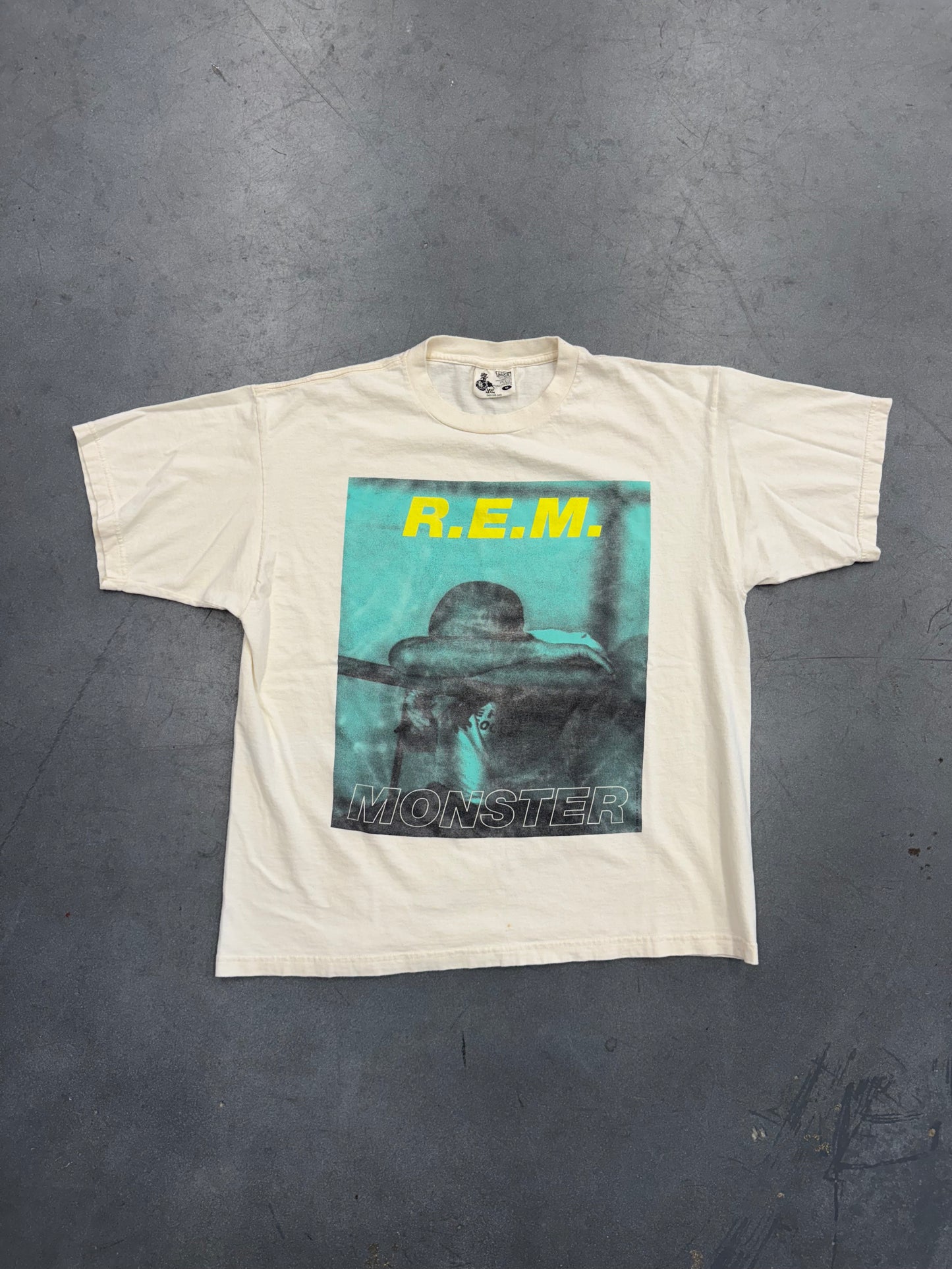 1995 R.E.M. MONSTER WORLD TOUR TEE (NICE MAN TAG)