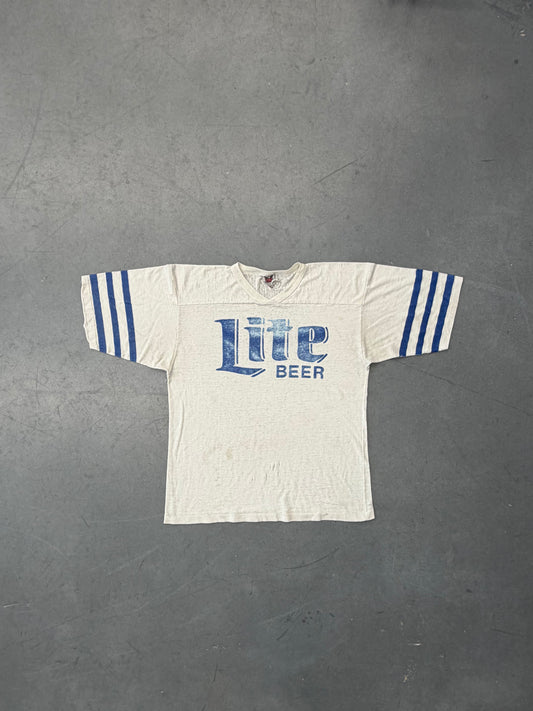 90S MILLER LITE BEER SHEER COTTON JERSEY (PHOENIX SPORTSWEAR TAG)