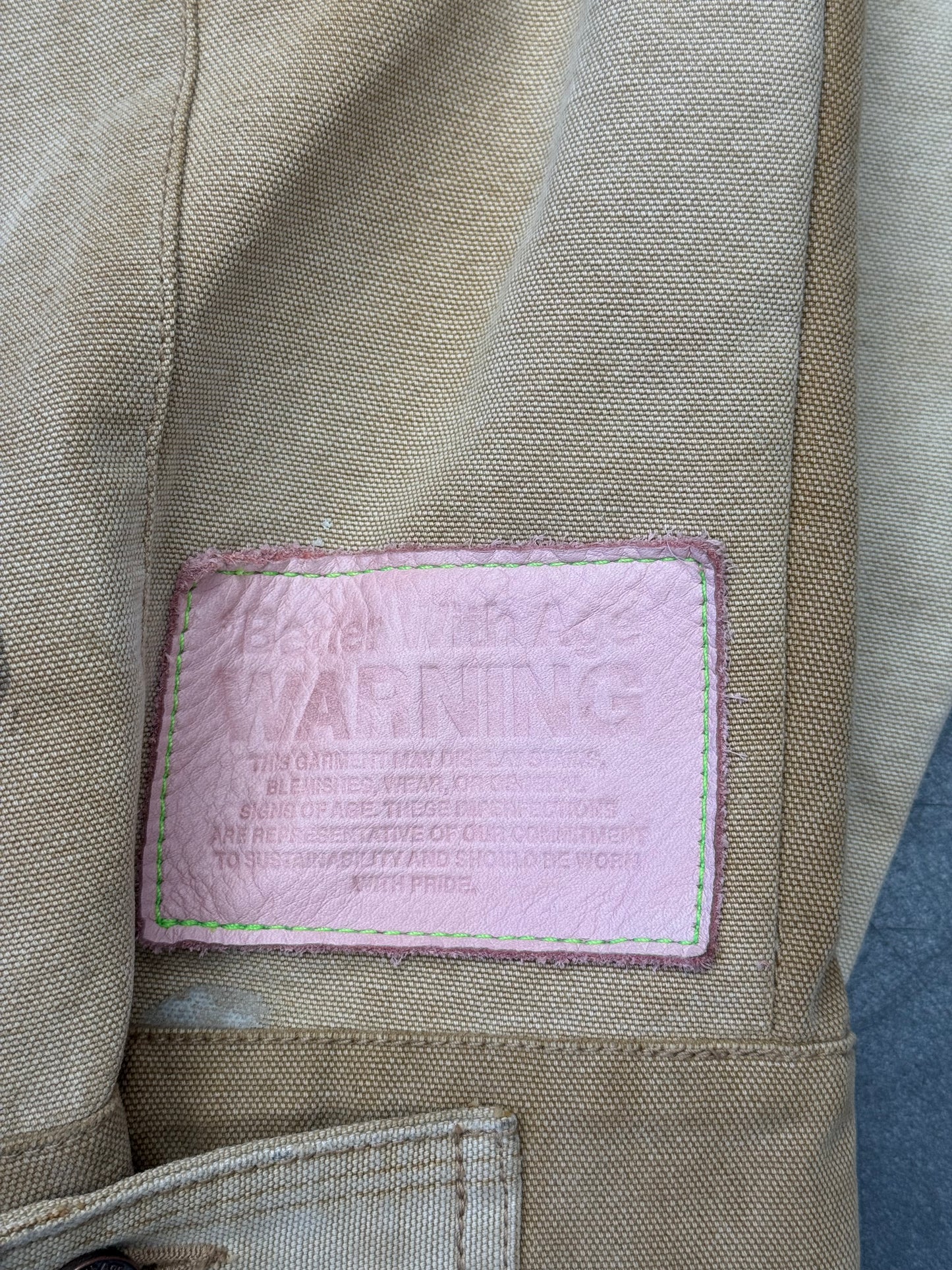 BETTER WITH AGE HARRISON RECONSTRUCTED TRUCKER JACKET