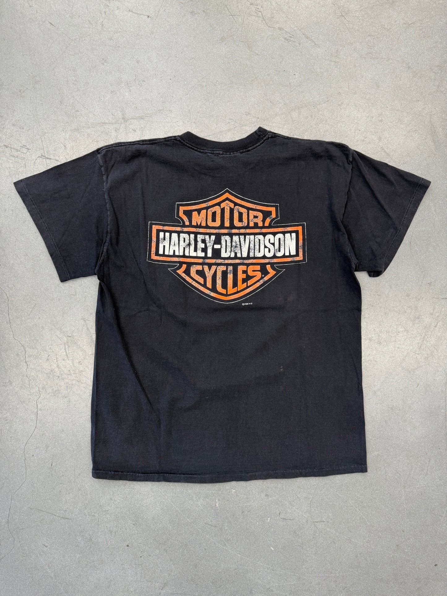 1996 HARLEY-DAVIDSON EAGLE MOTORCYCLE TEE (HARLEY-DAVIDSON TAG)