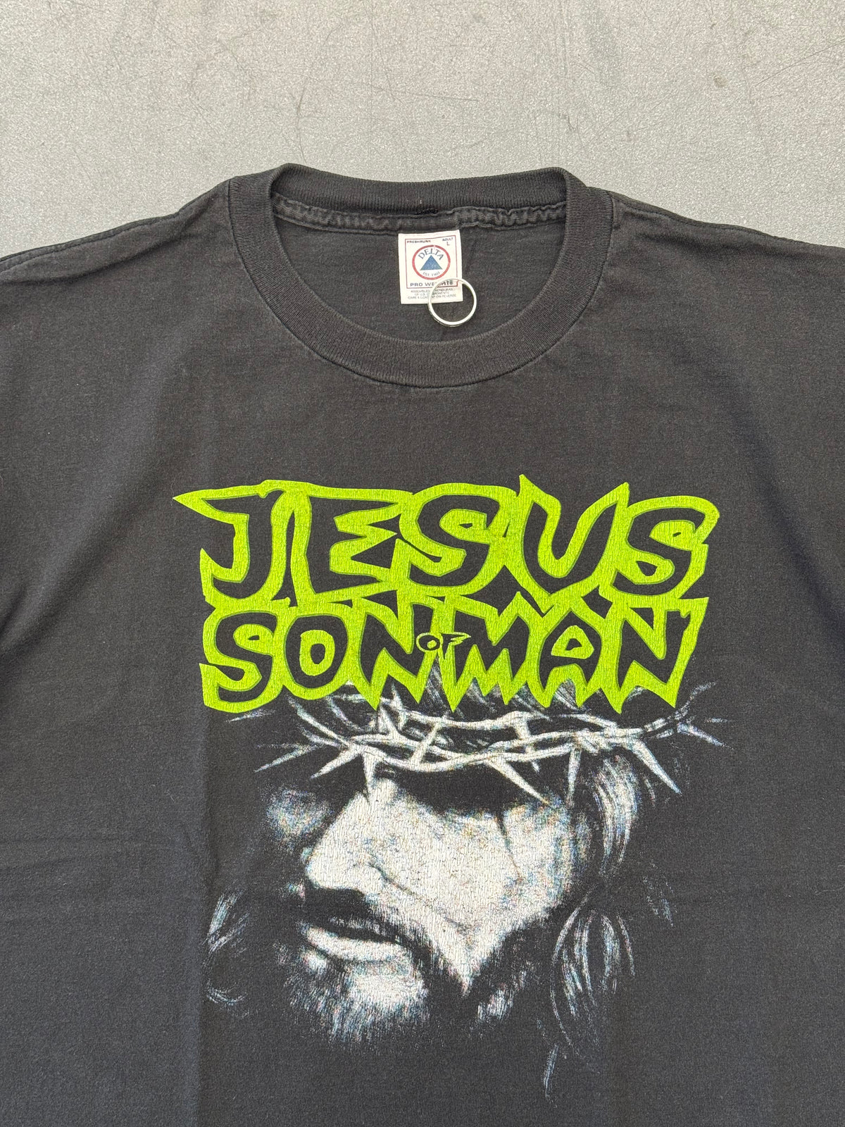 90S JESUS SON OF MAN MANSON PARODY TEE (DELTA TAG)
