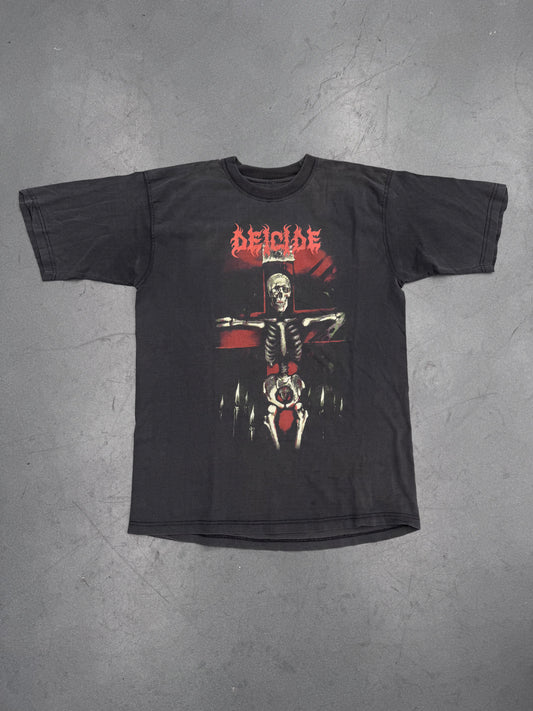 1998 DEICIDE CRUCIFIED SKELETON BAND TEE (PULLED TAG)