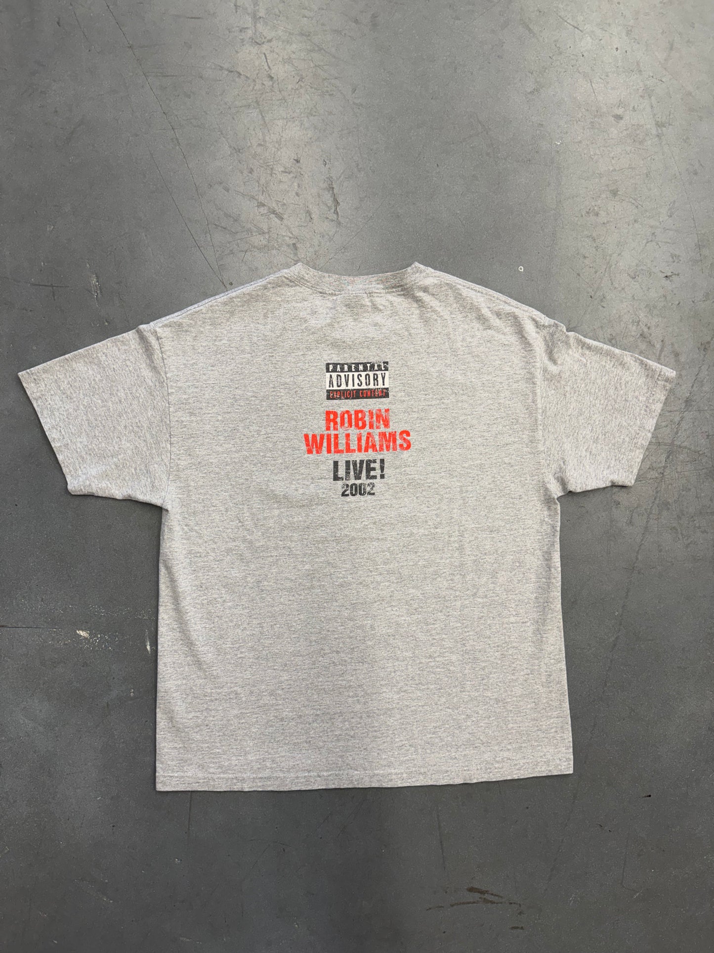 2002 ROBIN WILLIAMS LIVE! RWL TOUR TEE (MURINA TAG)