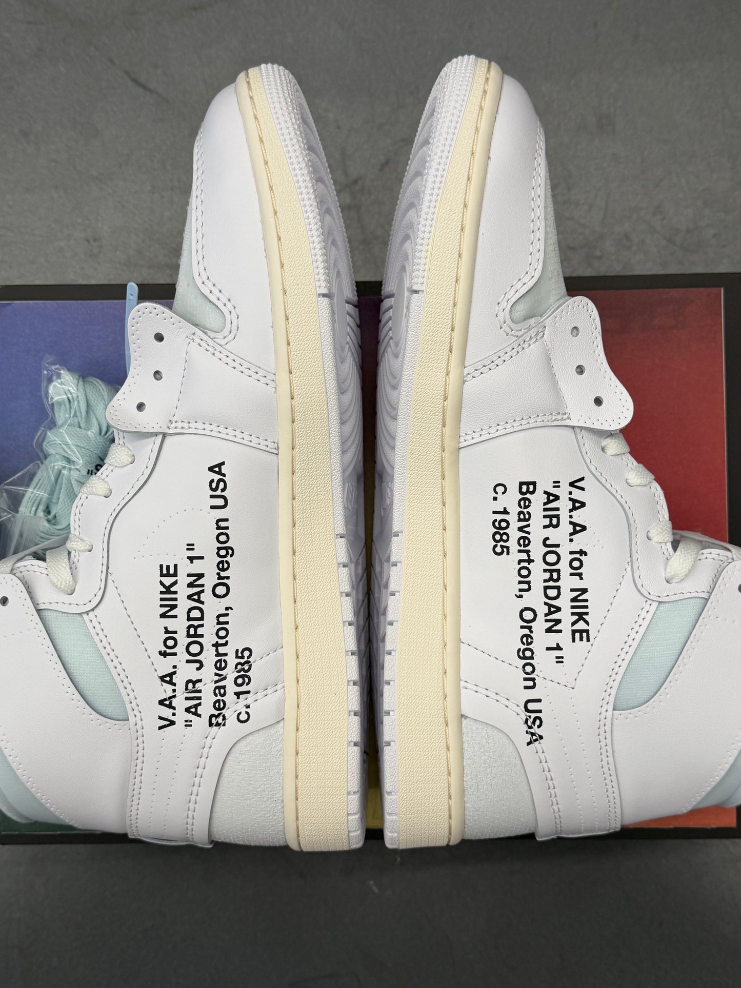 JORDAN 1 RETRO HIGH VIRGIL ABLOH ARCHIVE ALASKA (NEW WITH BOX)