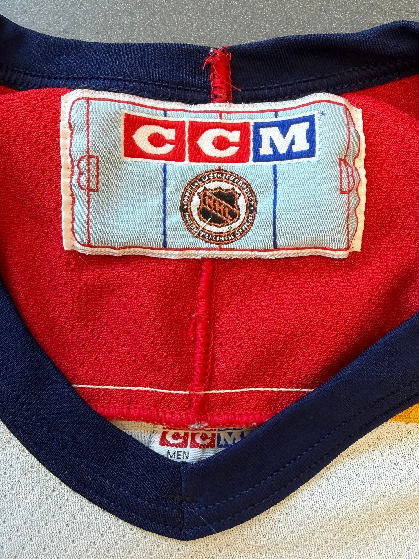 90S CCM FLORIDA PANTHERS AWAY JERSEY (WITH SMALL PANTHER BACK PATCH)