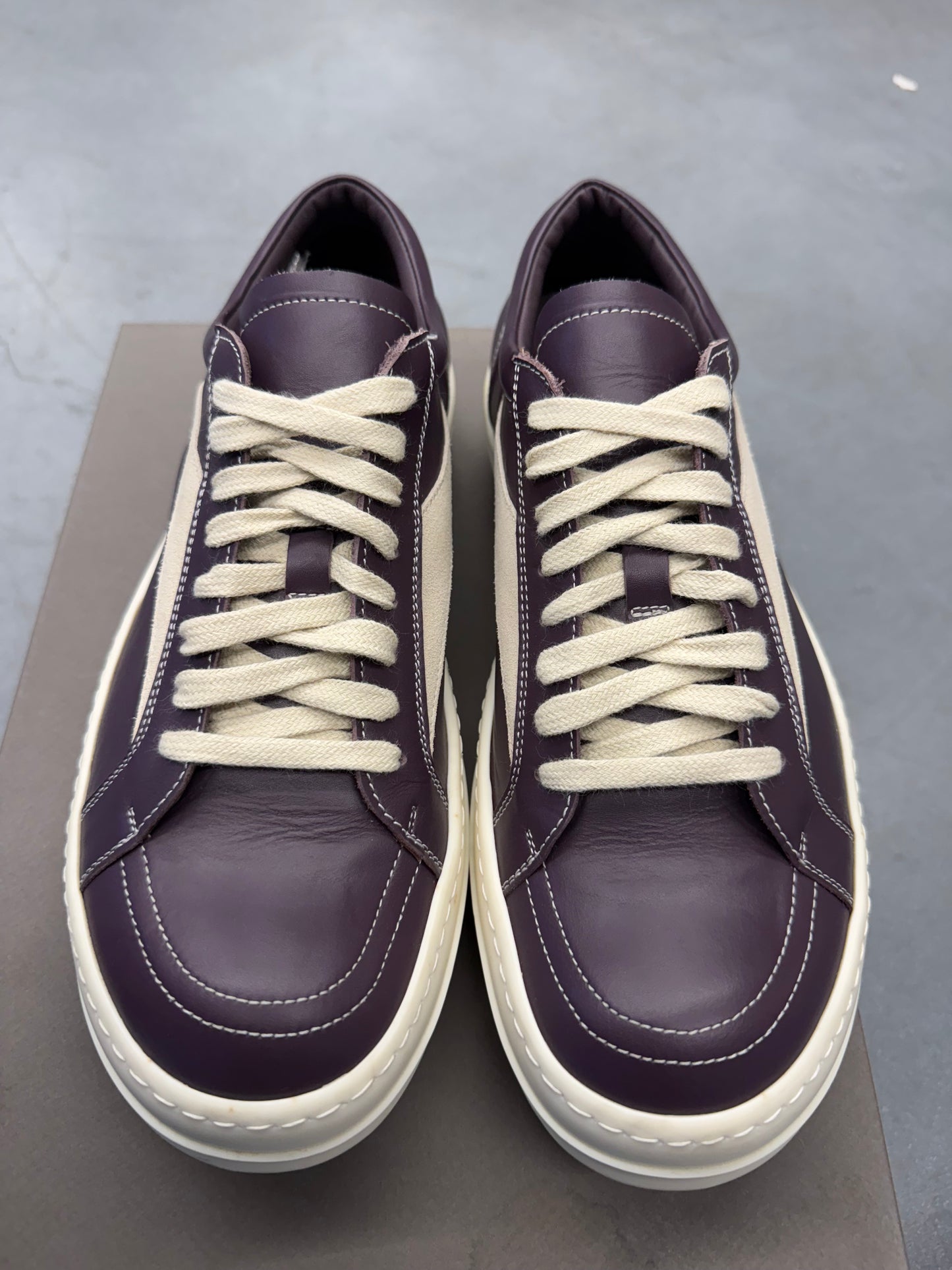 RICK OWENS VINTAGE SNEAKER - AMETHYST/MILK