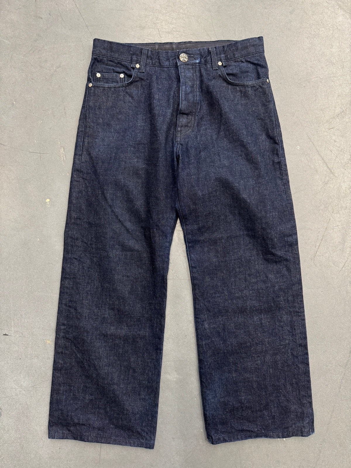 CHROME HEARTS KS RAW DENIM JEANS