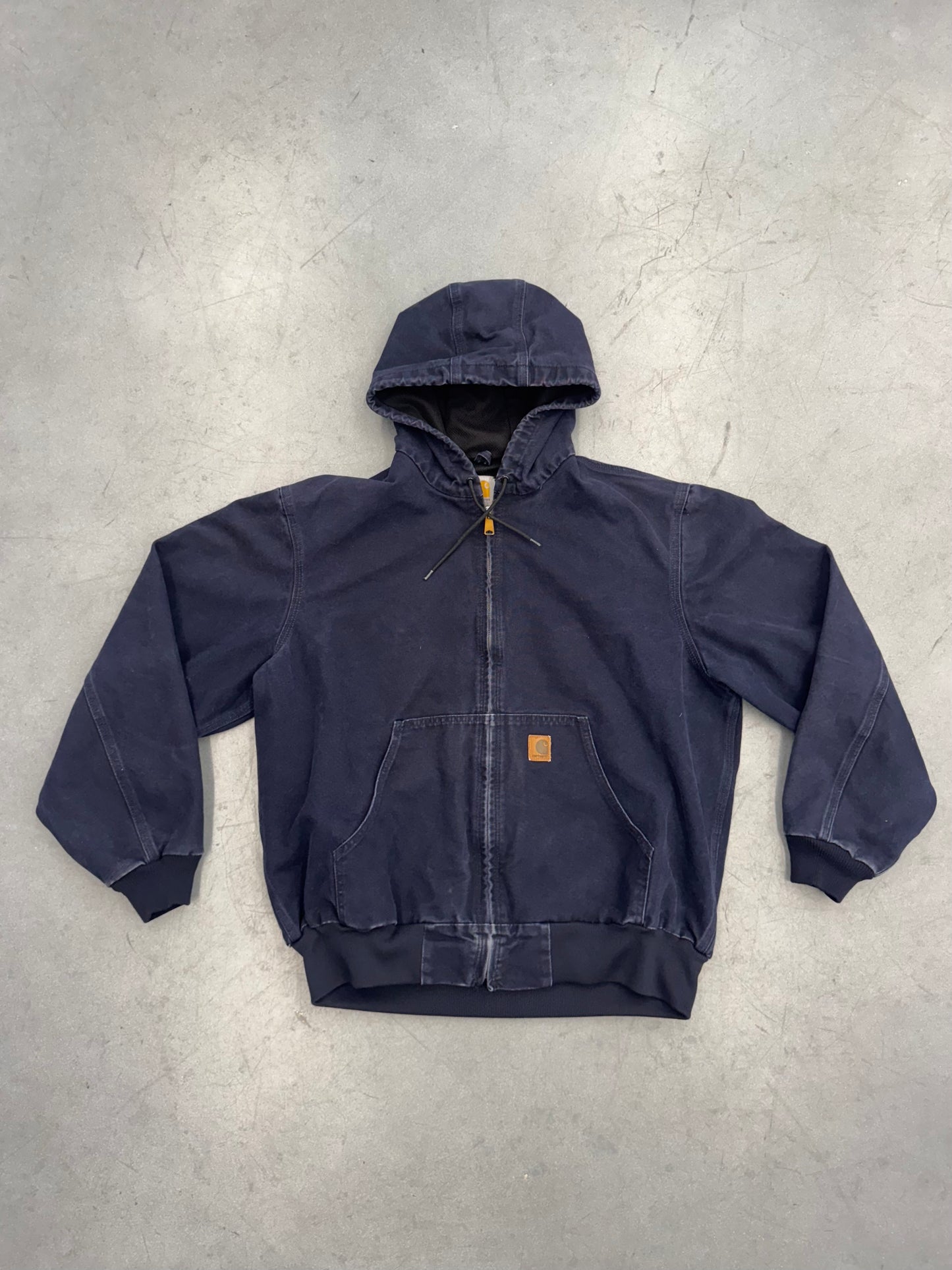 VINTAGE CARHARTT MESH-LINED ZIP-UP CANVAS JACKET