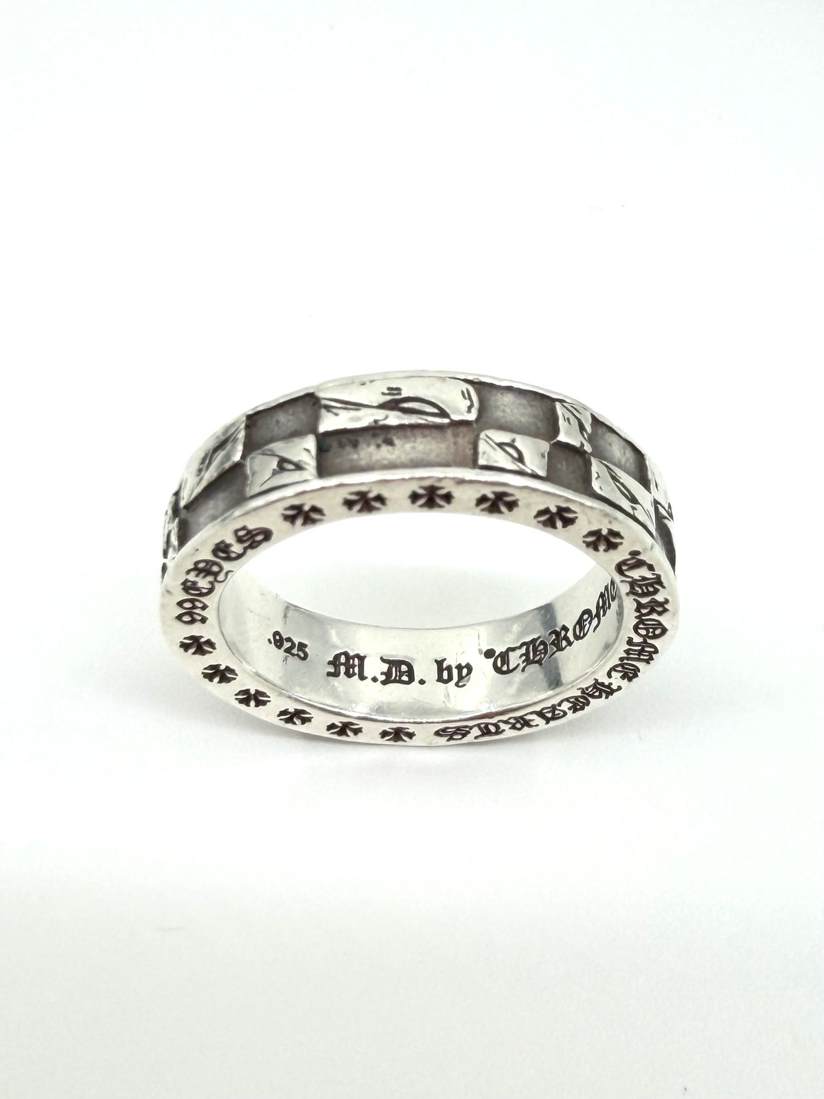 CHROME HEARTS MATTY BOY 99 EYES SILVER SPACER RING