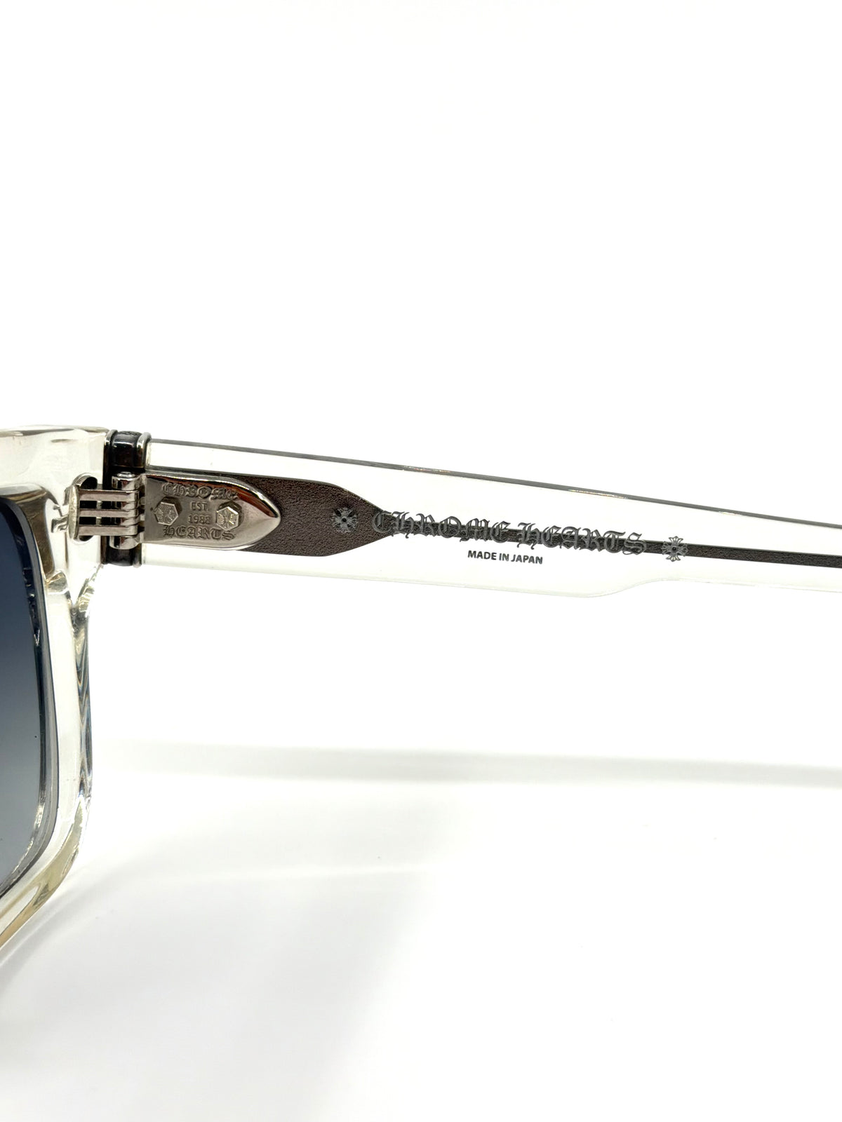 CHROME HEARTS MIDIXATHRILL 1 SUNGLASSES - CLEAR