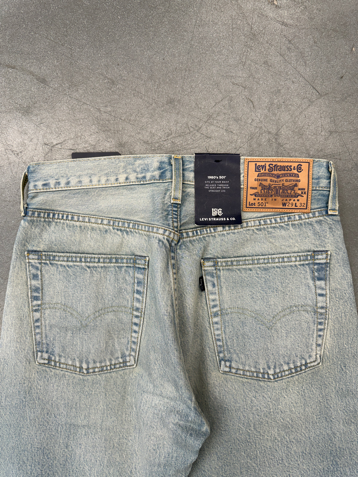 LEVI'S RETRO 1980'S 501 MADE IN JAPAN SELVEDGE JEANS - 29X32