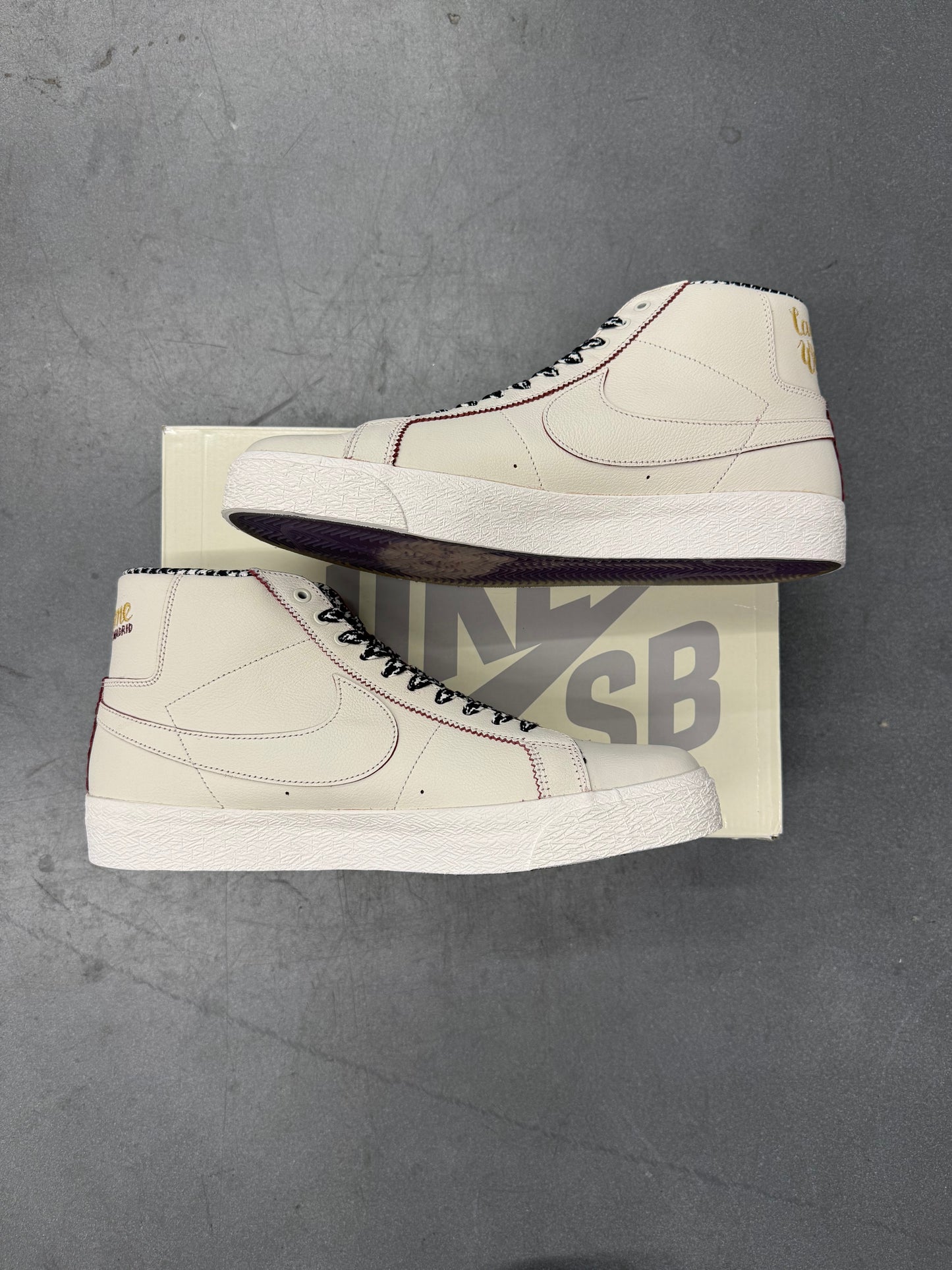 2024 SIZE 13 NIKE SB ZOOM BLAZER MID QS WELCOME SKATEBOARDING