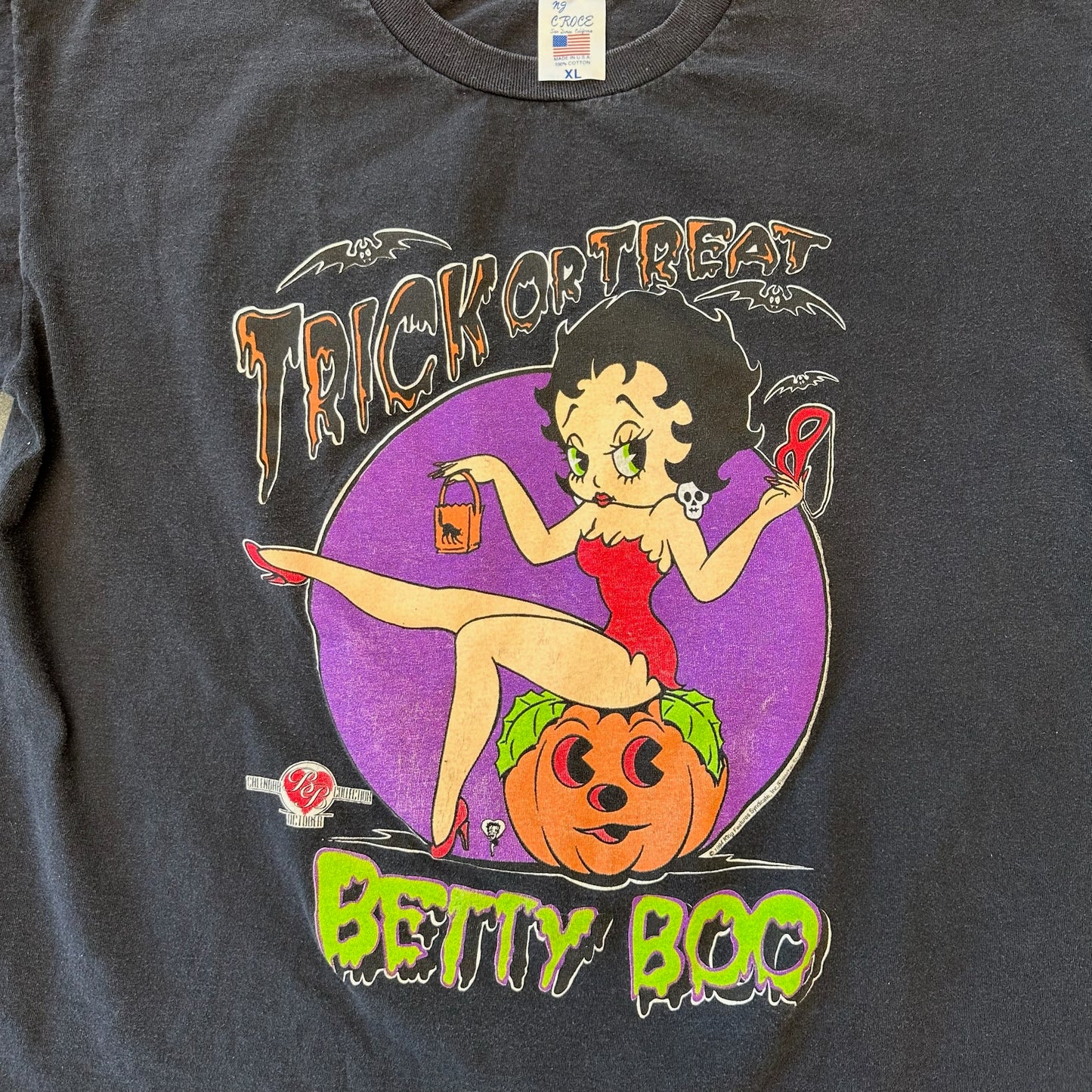 1994 BETTY BOOP TRICK OR TREAT TEE SHIRT