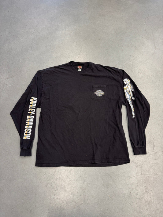 2012 HARLEY-DAVIDSON HARLEY HAVEN COLUMBIA, SOUTH CAROLINA CHROME GIRL LS POCKET TEE